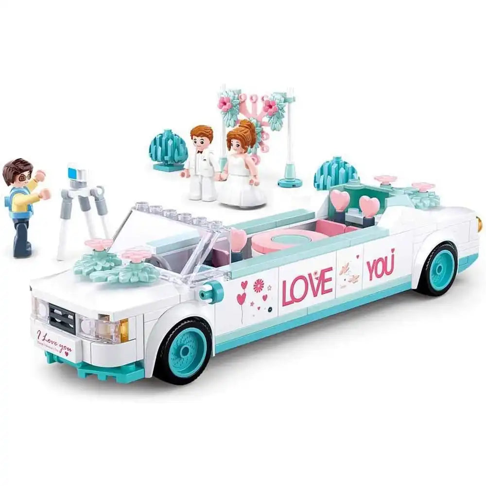 Sluban Girls Dream Limousine Building Blocks Set - 204 Pcs