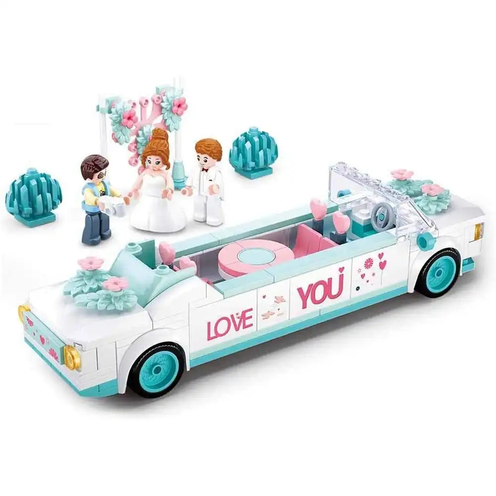 Sluban Girls Dream Limousine Building Blocks Set - 204 Pcs