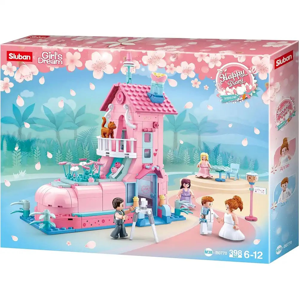 Sluban Girls Dream Wedding Room Building Blocks Set – 398 Pcs