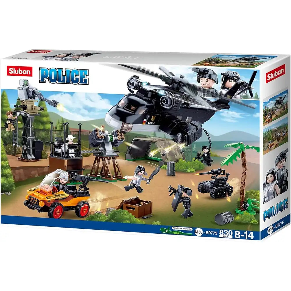 Sluban Police Den Attack Building Blocks – 830 Pieces