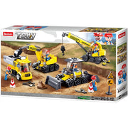 Sluban Town Construction Site Building Blocks Set – 465 Pieces