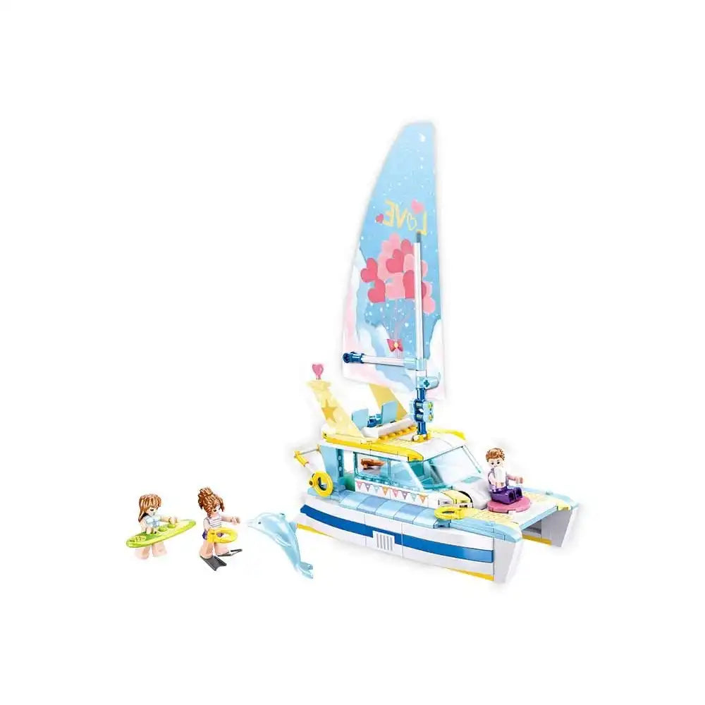 Sluban Girls Dream Yacht Building Set - 301 Pcs