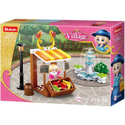 Sluban Girls Dream Fruit Stall Building Blocks Set - 99 Pcs
