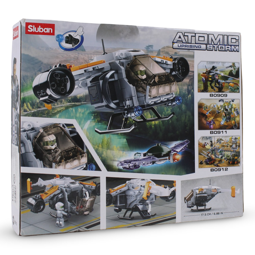 Sluban Atomic Storm Thunder Shipboard Aircraft - 211Pcs
