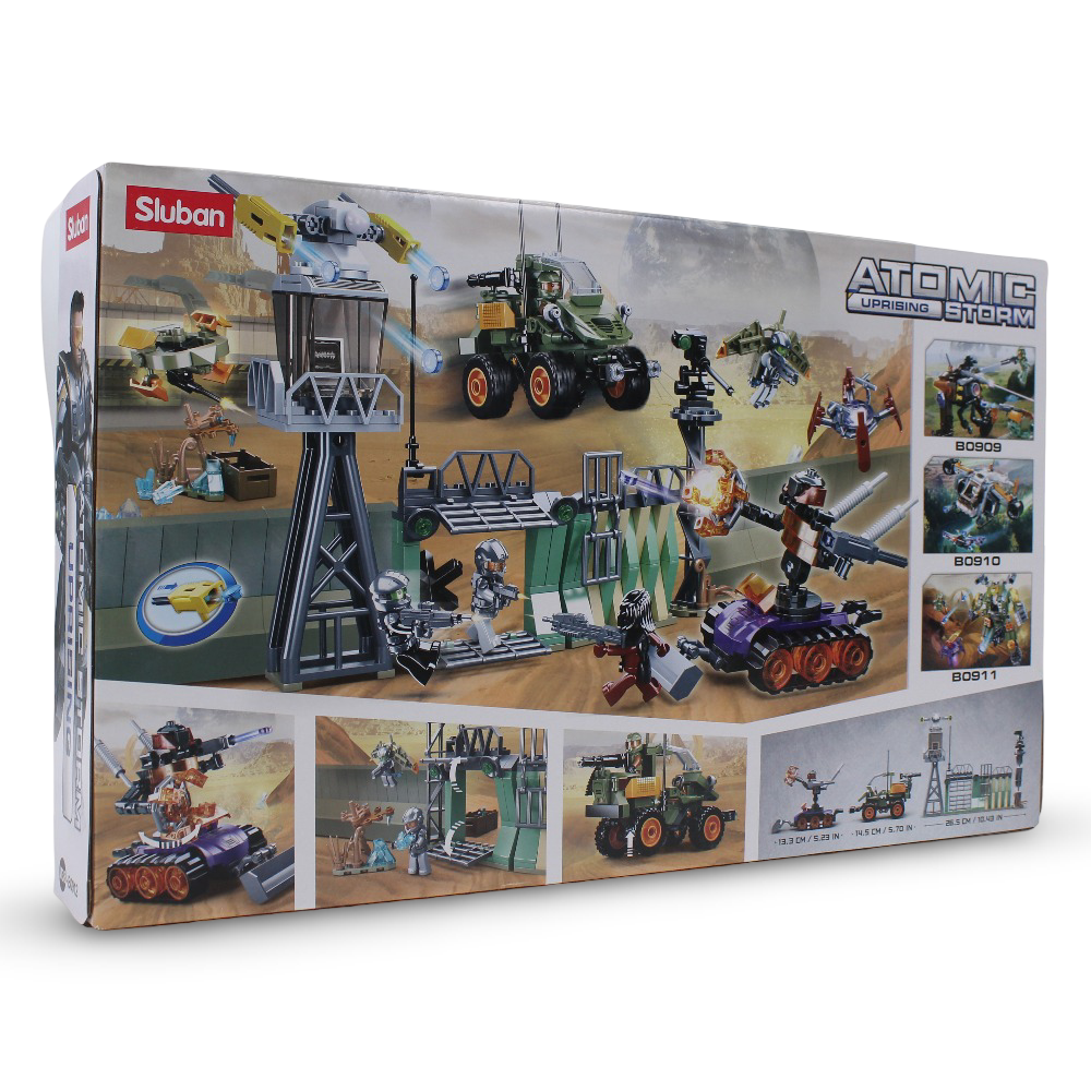 Sluban Atomic Storm Uprising Outpost - 501Pcs
