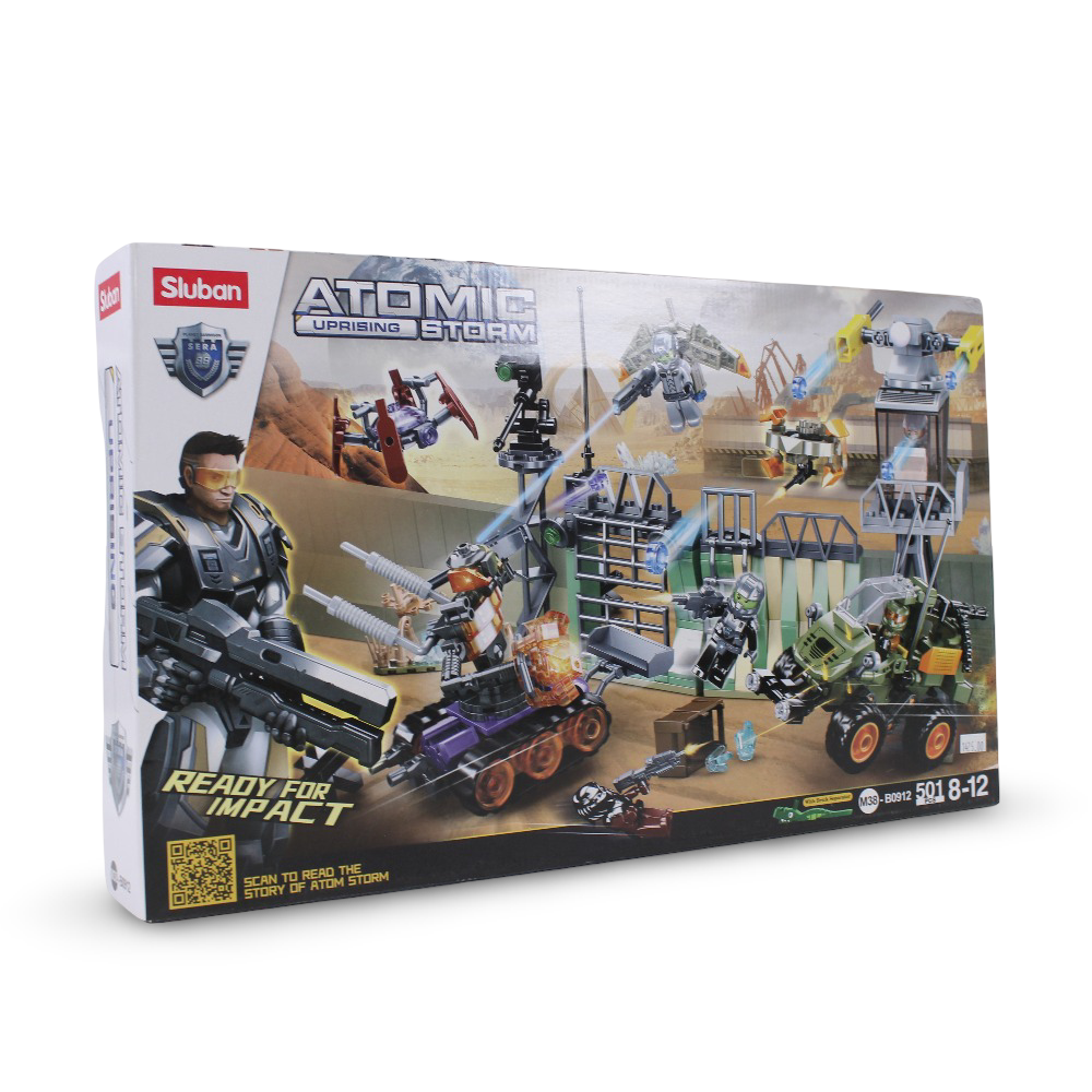 Sluban Atomic Storm Uprising Outpost - 501Pcs