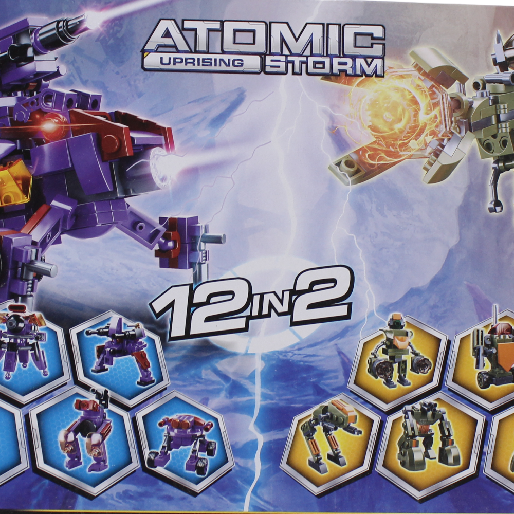 Sluban Atomic Uprising Storm 12 in 2 Building Blocks Set - 462 Pcs