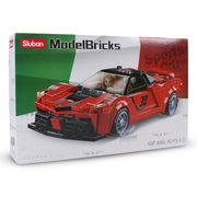 Sluban Model Bricks Red Italian Super Car - 262Pcs