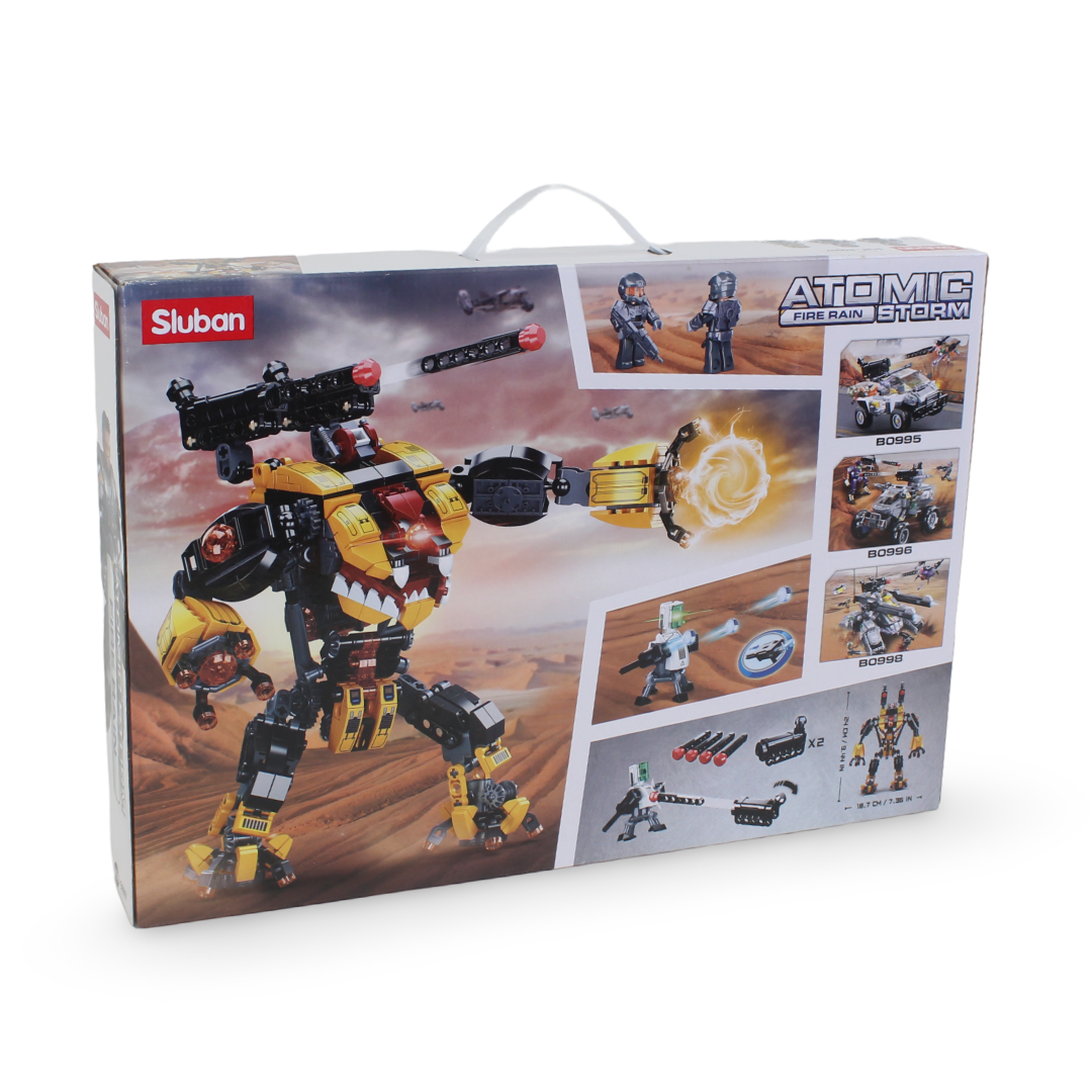Sluban Atomic Storm Inquisitor Robot Building Block Set – 668 Pcs