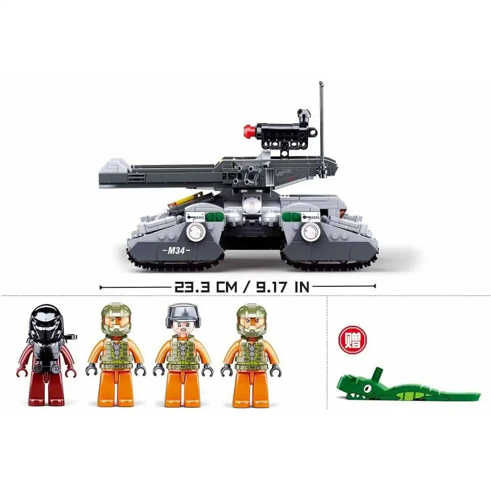 Sluban Atomic Uprising Storm Advanced Military Vehicle Kit Building Blocks Set - 939 Pcs