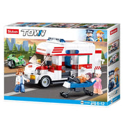 Sluban Town Ambulance Bricks Set - 328Pcs
