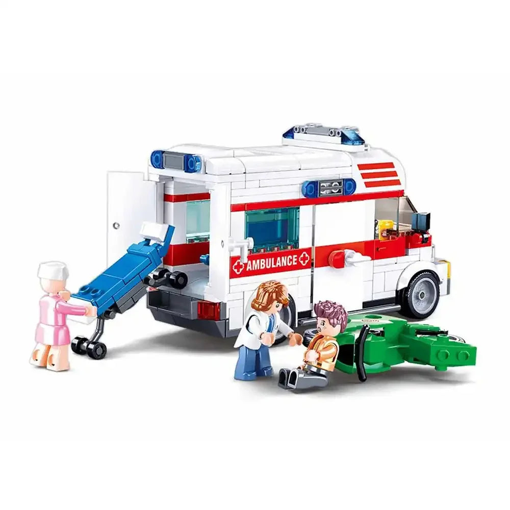 Sluban Town Ambulance Bricks Set - 328Pcs