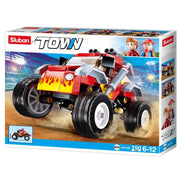 Sluban Town Off-Road Red Vehicle Building Blocks Set - 150 Pcs