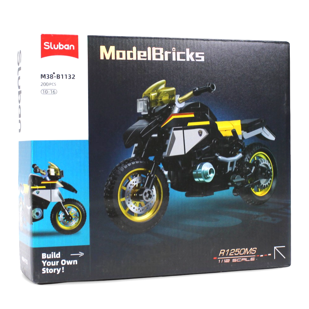 Sluban Model Bricks R1250 GS Motorcycle - 200Pcs