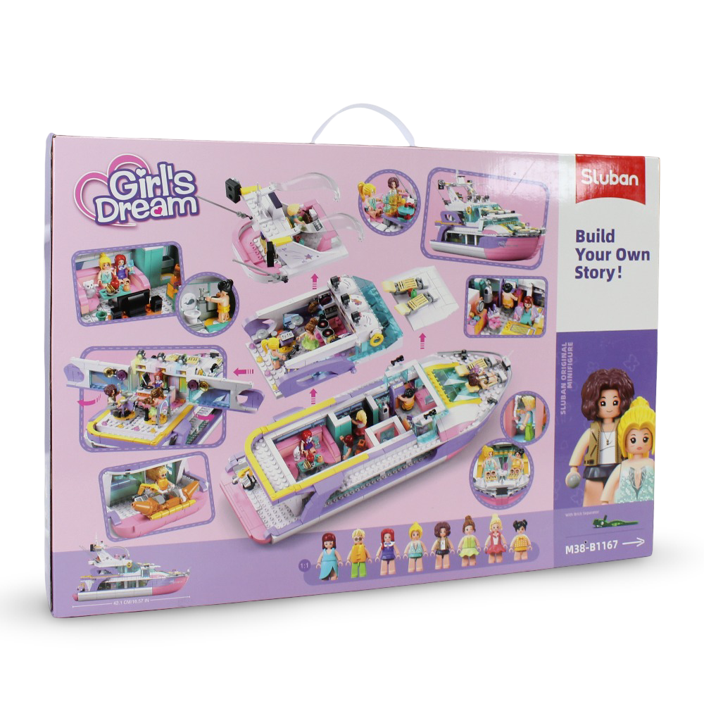 Sluban Girls Dream Luxury Yacht - 1108Pcs