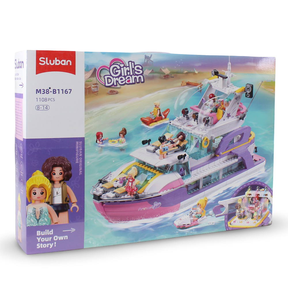Sluban Girls Dream Luxury Yacht - 1108Pcs
