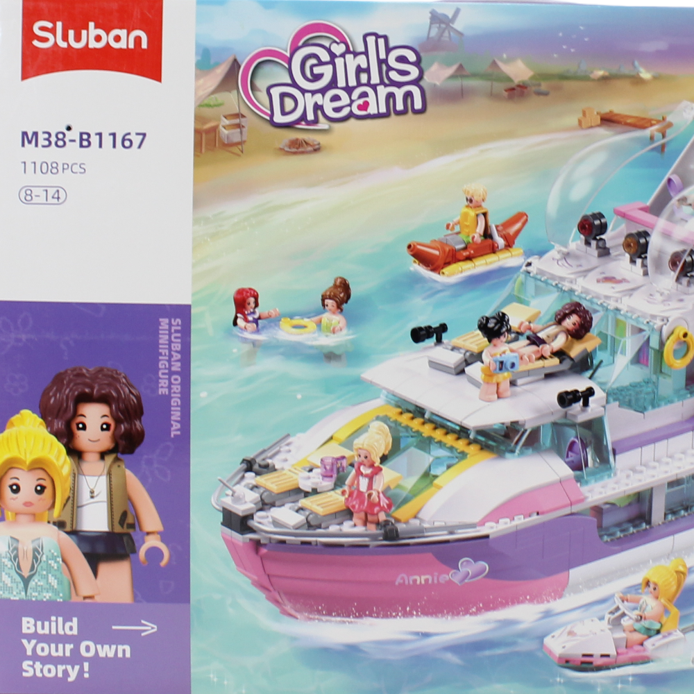 Sluban Girls Dream Luxury Yacht - 1108Pcs