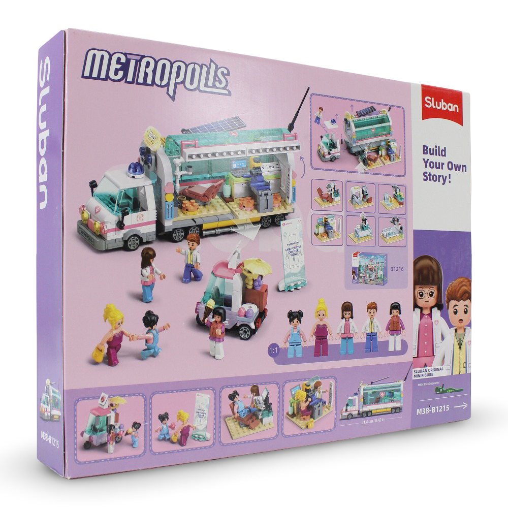 Sluban Metropolis Mobile Hospital - 477Pcs
