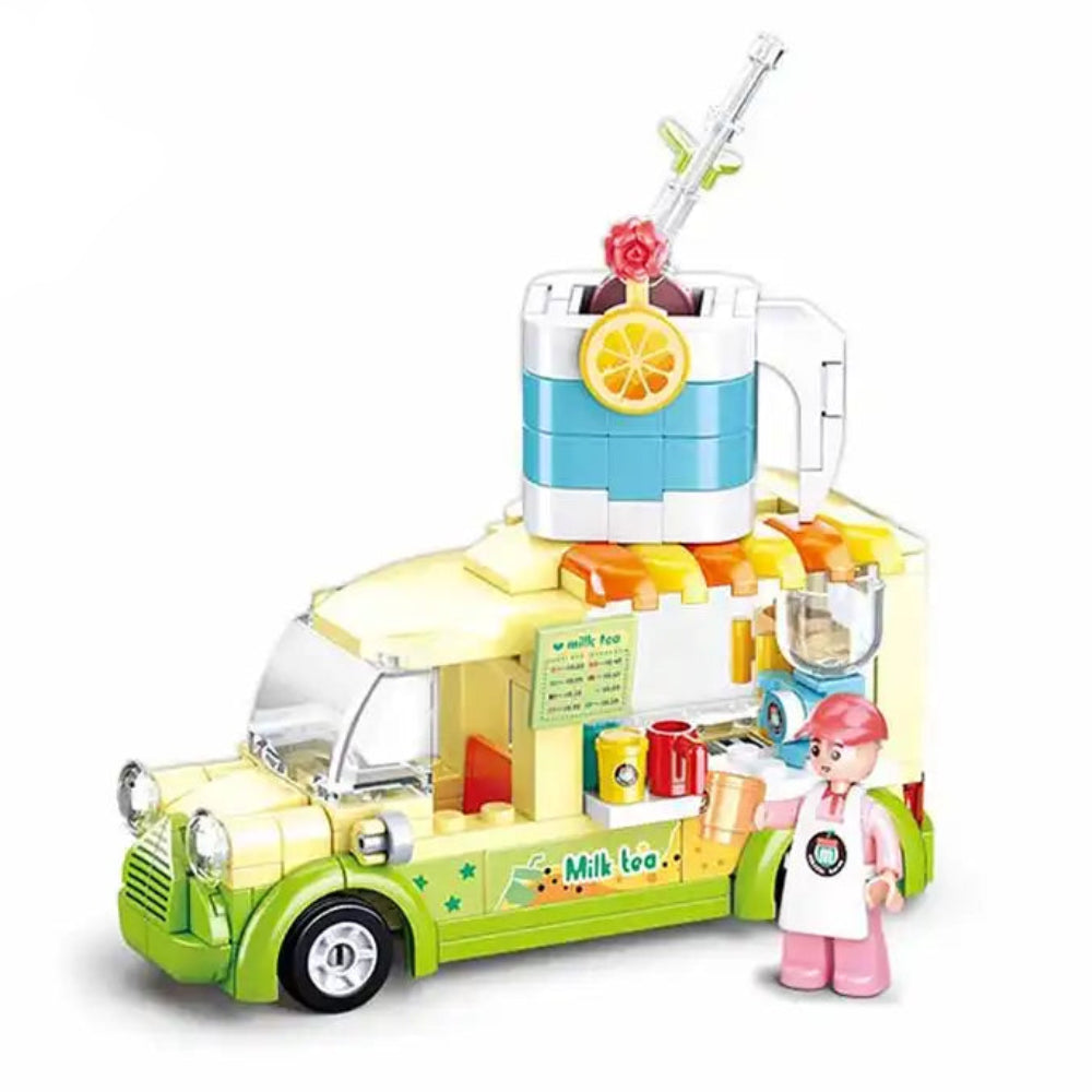 Sluban Girls Dream Milk Tea Truck - 174Pcs - Toys