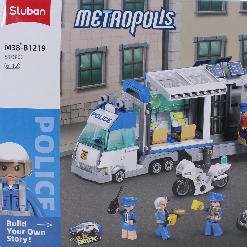 Sluban Metropolis Police Headquarters - 510Pcs