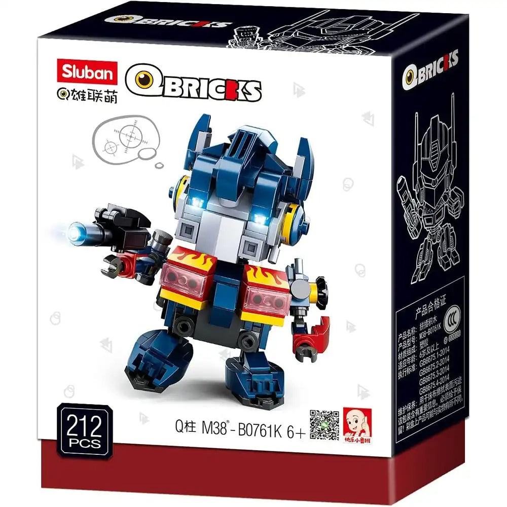 Sluban Qbricks Optimus Prime Character Blocks Set - 212 Pcs