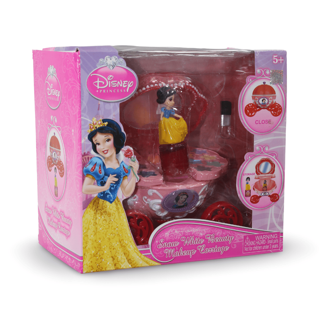 Princess Snow White Beauty Makeup Carriage Storage Set