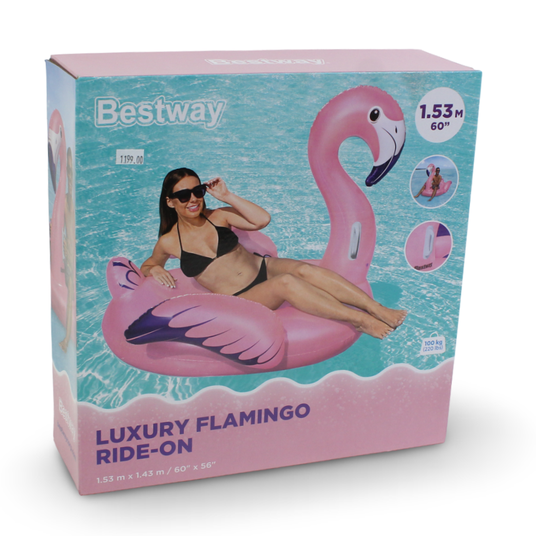 Bestway Rider Luxury Flamingo 153*143 Cm