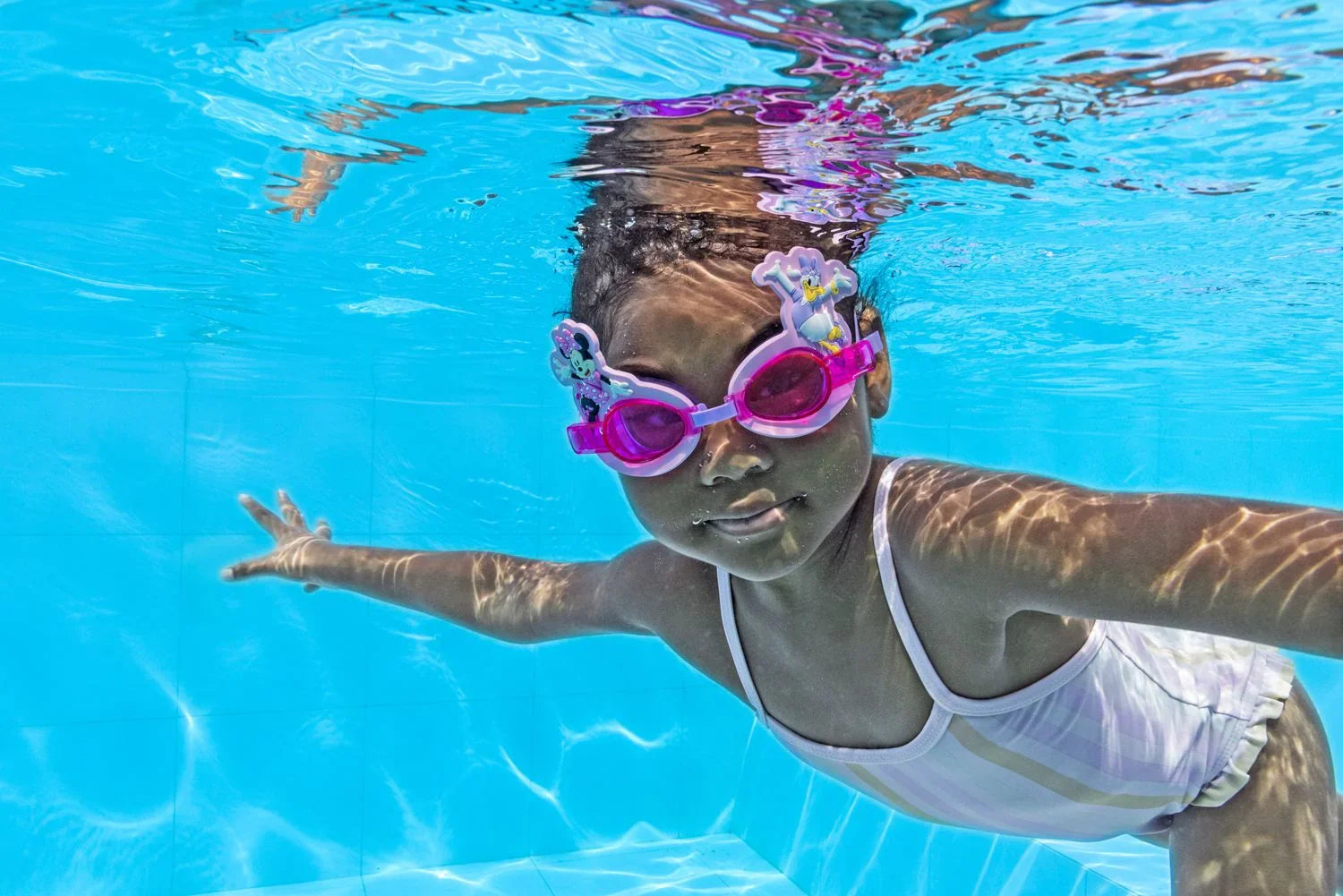 Bestway 3D Minnie Mouse Children's Swimming Goggles Child 3+