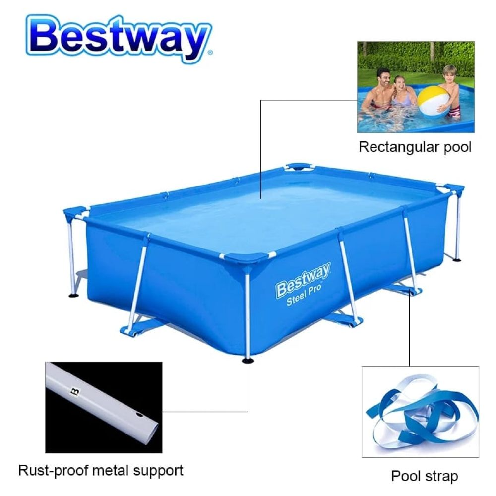 Bestway Deluxe Splash Junior Steel Frame Pool
