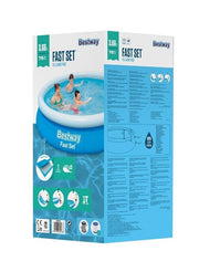 Bestway Fast Set Inflatable Pool with Filter – Quick, Clean & Family-Friendly