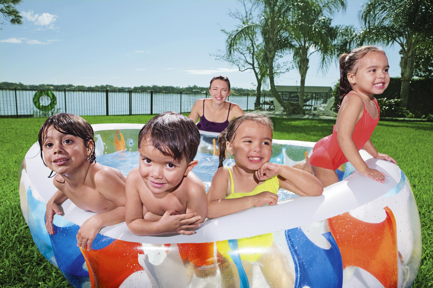 Bestway Inflatable Elliptic Family Pool