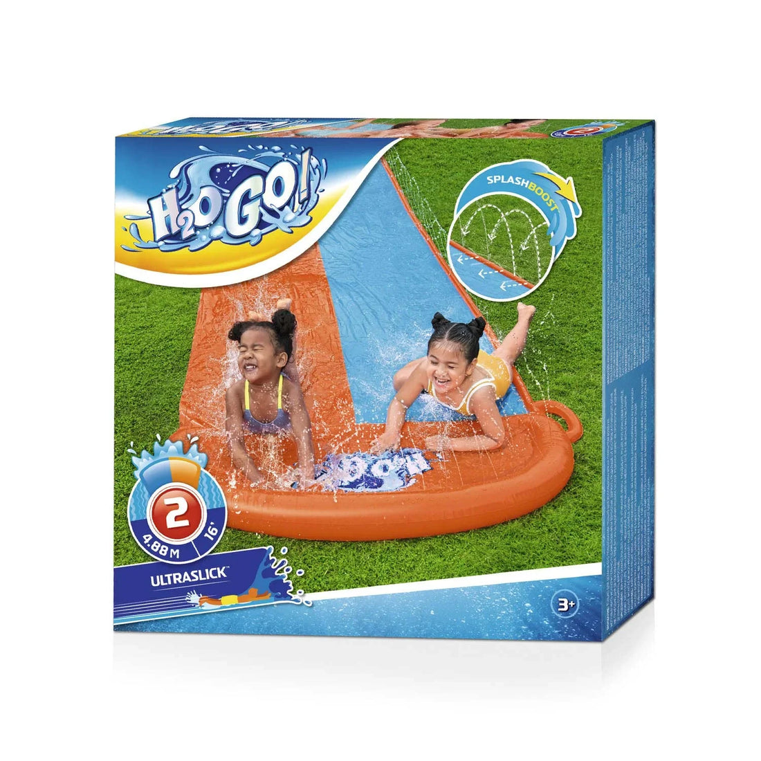 Bestway Double Water Slide Park - Summer