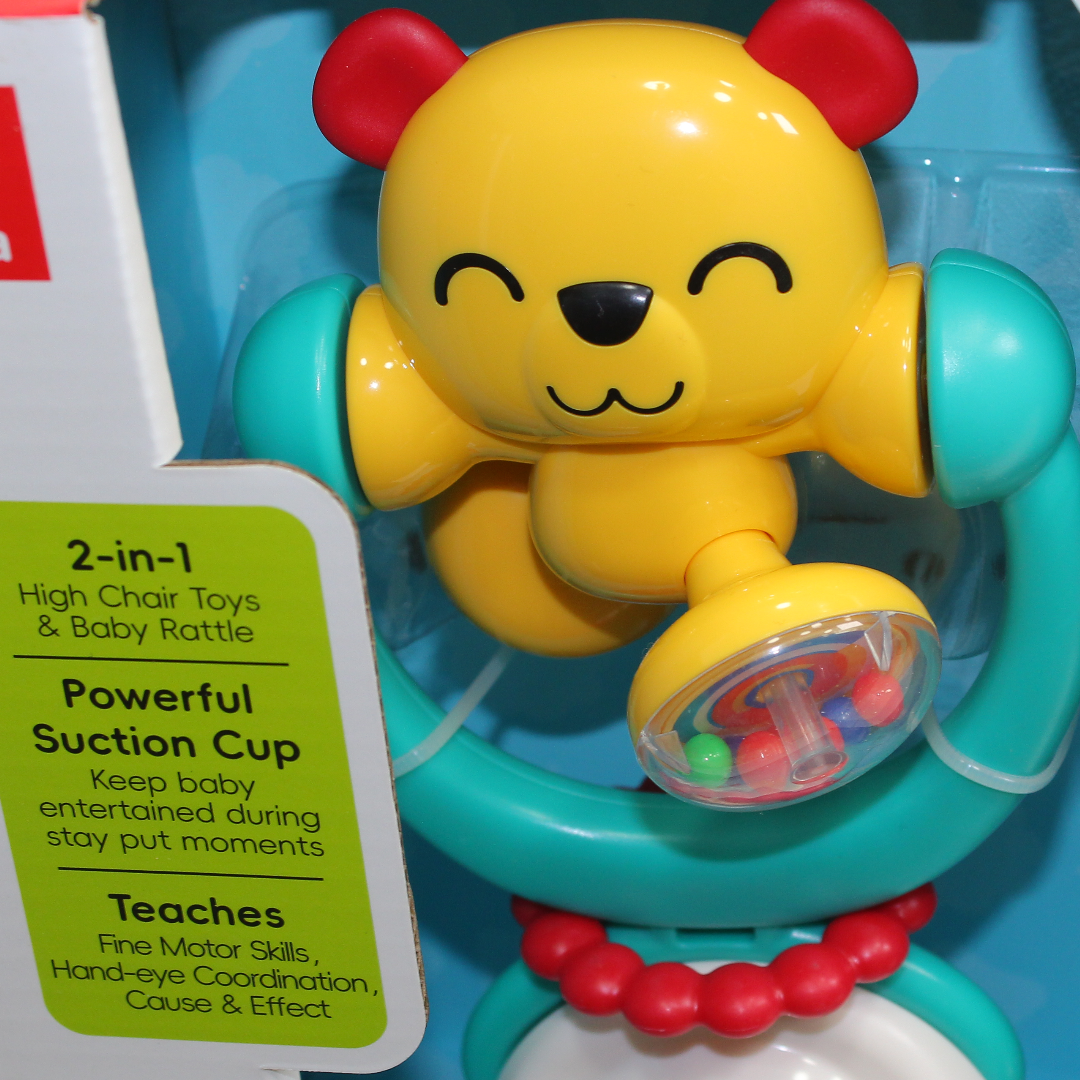 Hola 2-in-1 High Chair Toy & Baby Rattle