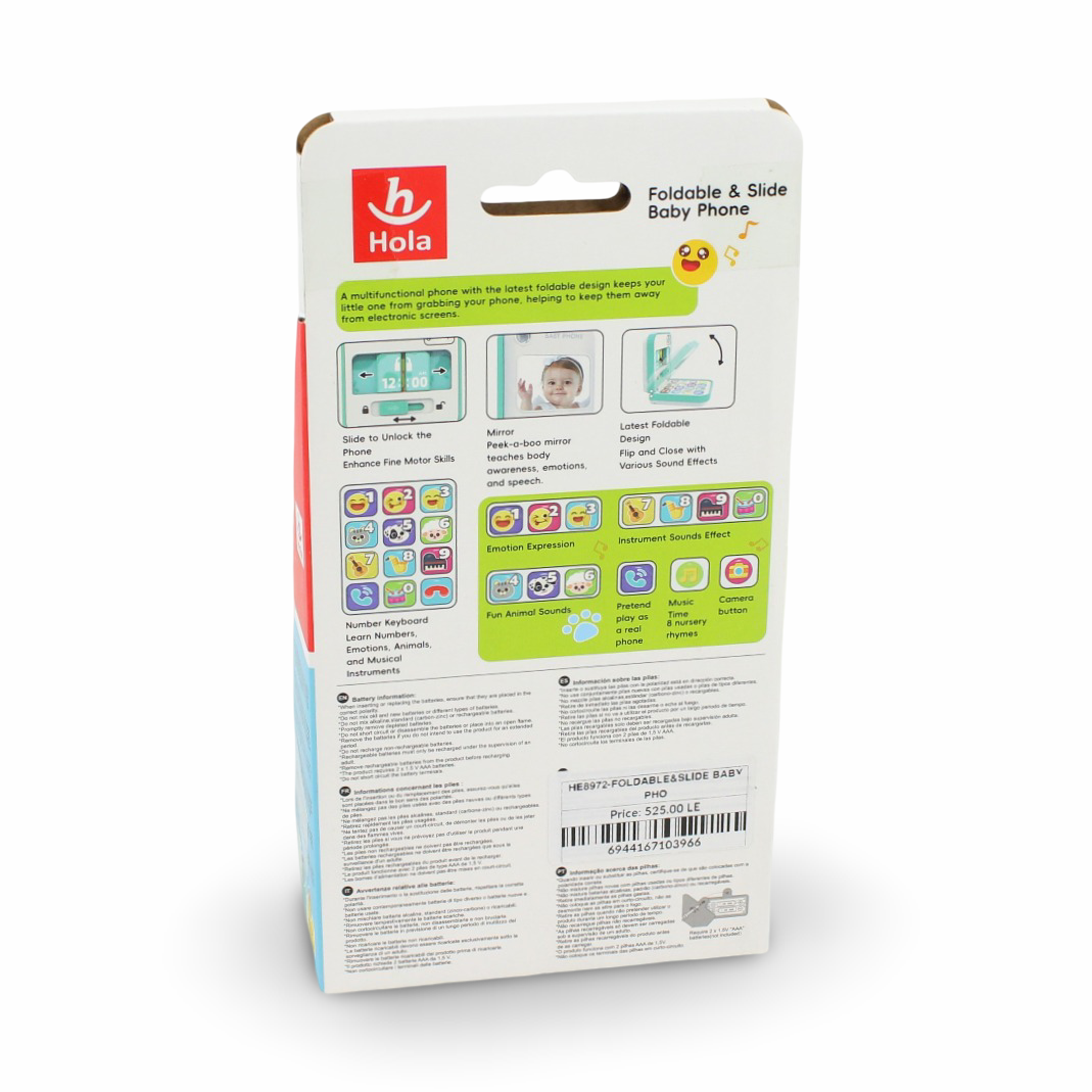 Hola Foldable & Slide Baby Phone
