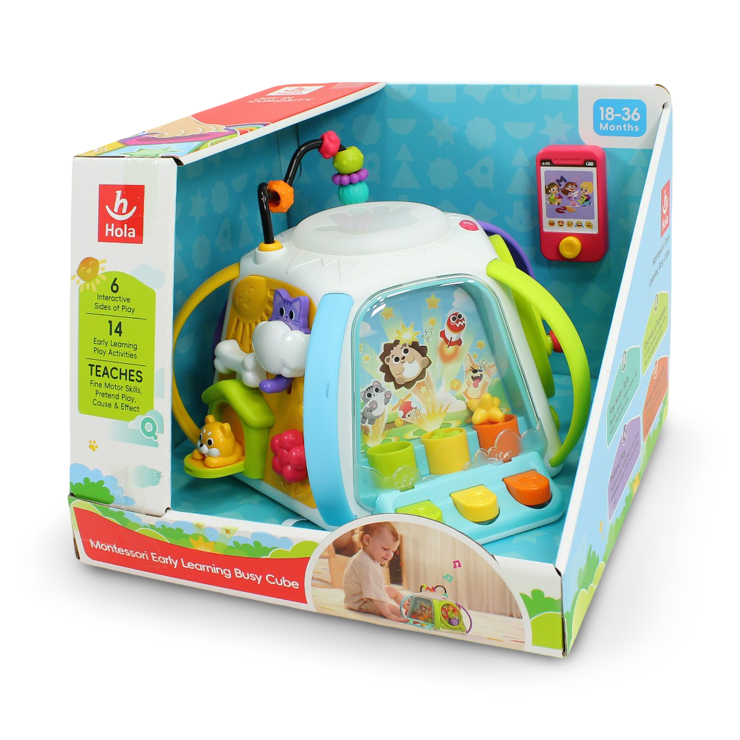Hola Montessori Early Learning Busy Cube