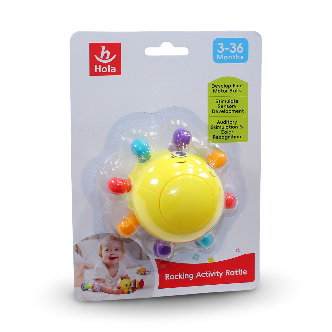 Hola Octopus Rocking Activity Rattle