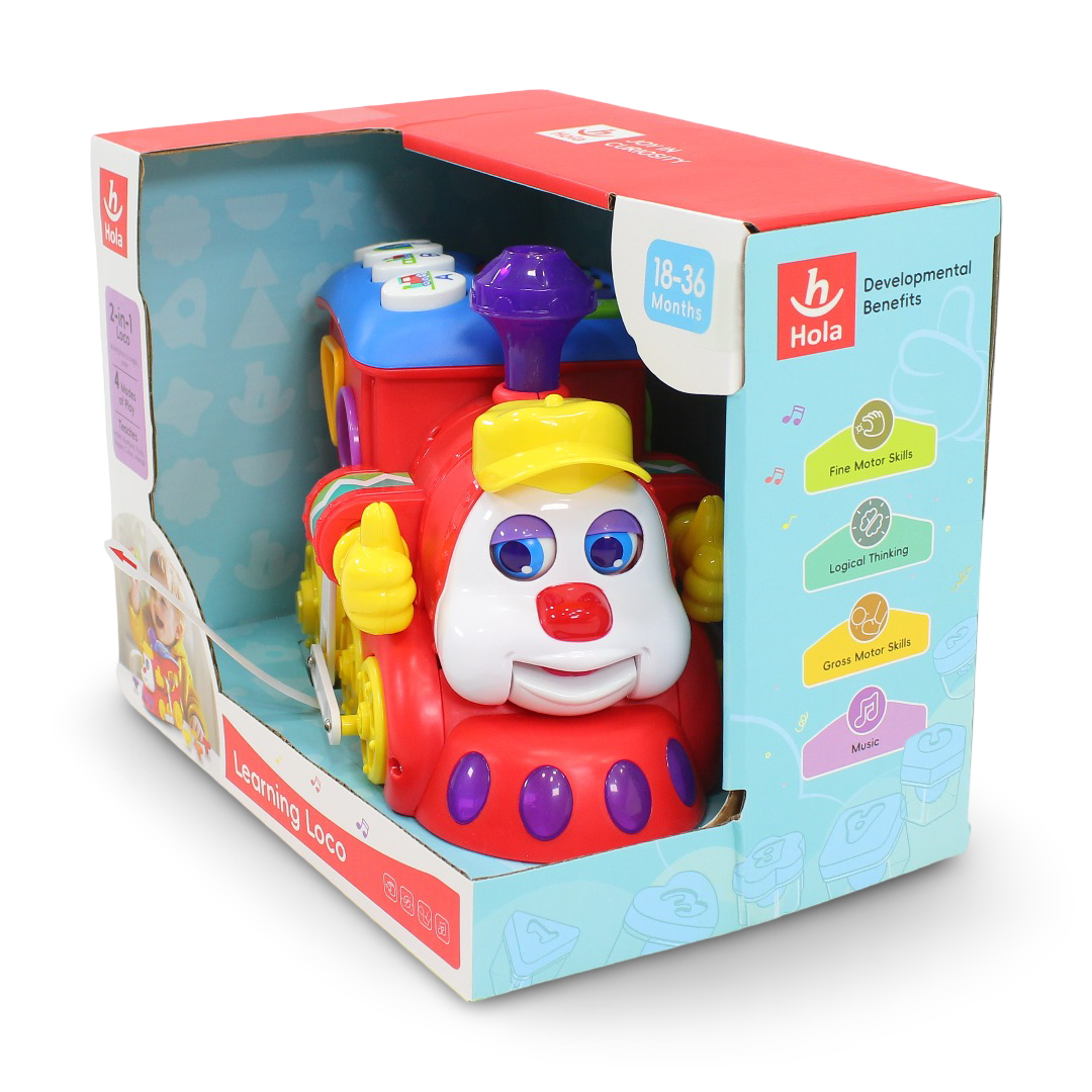 Hola Learning Loco 2in1 Toy (Light & Music)