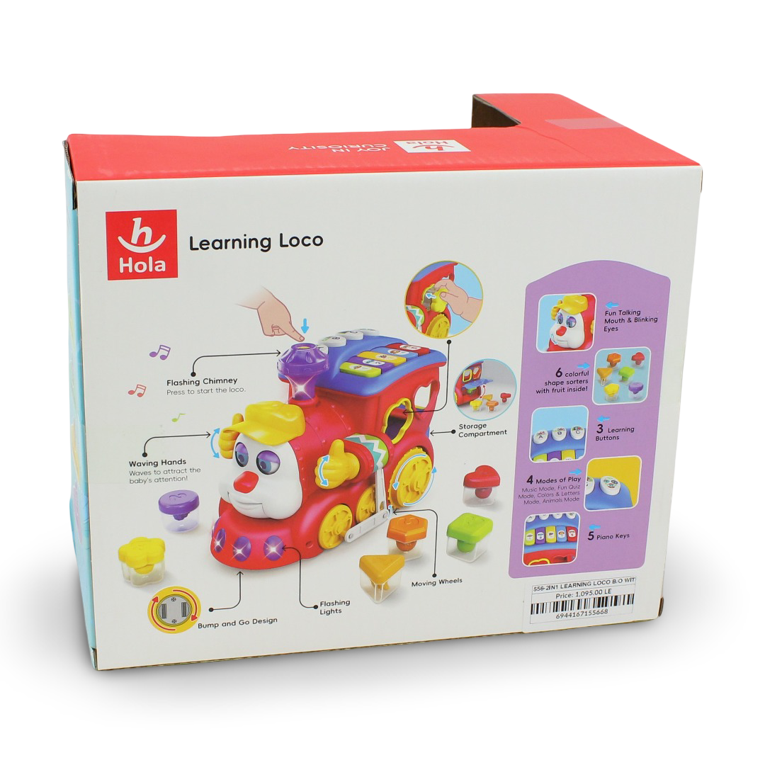 Hola Learning Loco 2in1 Toy (Light & Music)