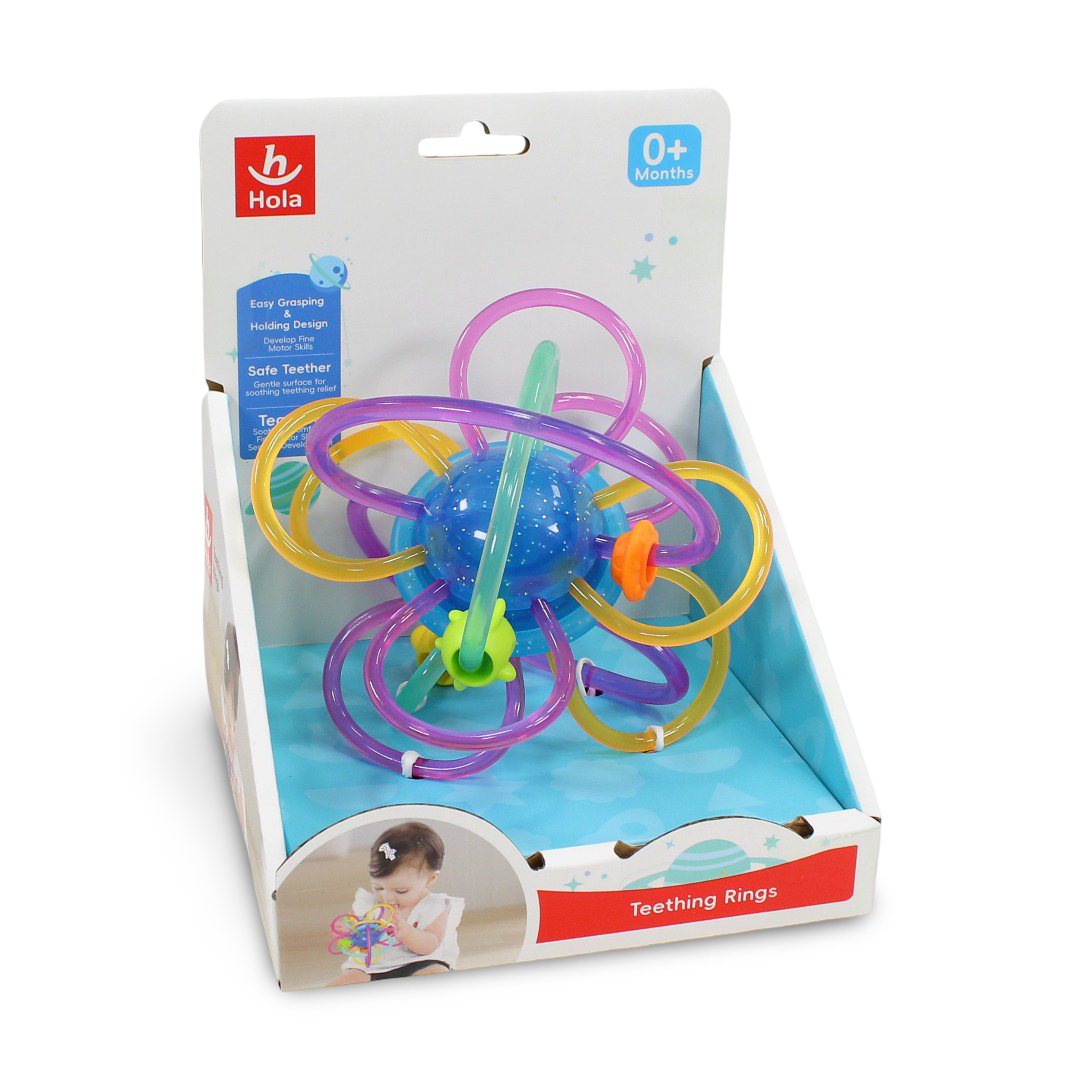 Hola Teething Rings Baby Teether Rattle