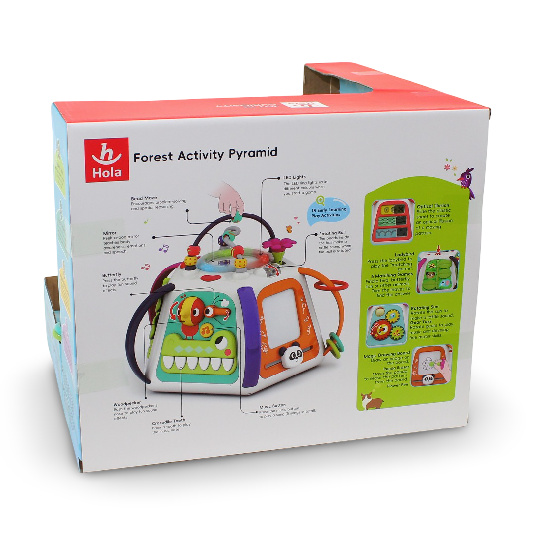 Hola Forest Activity Pyramid Toy (Light & Music)