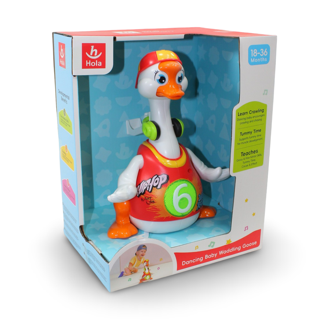 Hola Dancing Baby Waddling Goose Toy (Light & Music)