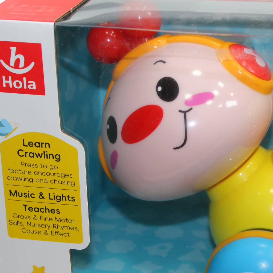 Hola Fun Musical Caterpillar Toy (Light & Music)