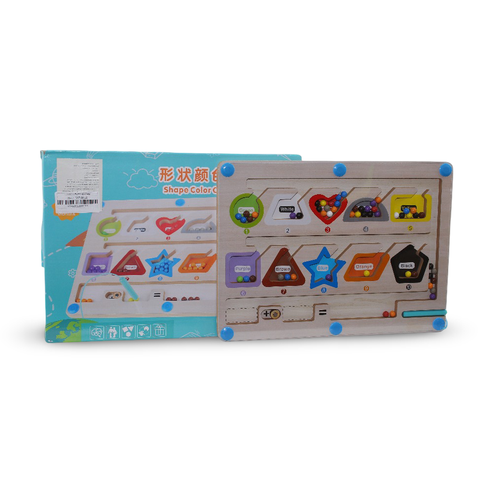 Magnetic Color and Number Maze Board - Toys - OKO