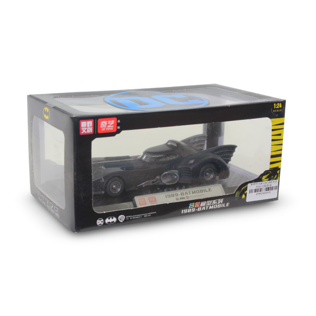 DC Batman 1989 Batmobile Die-Cast Model Car 1:24 Scale – Black