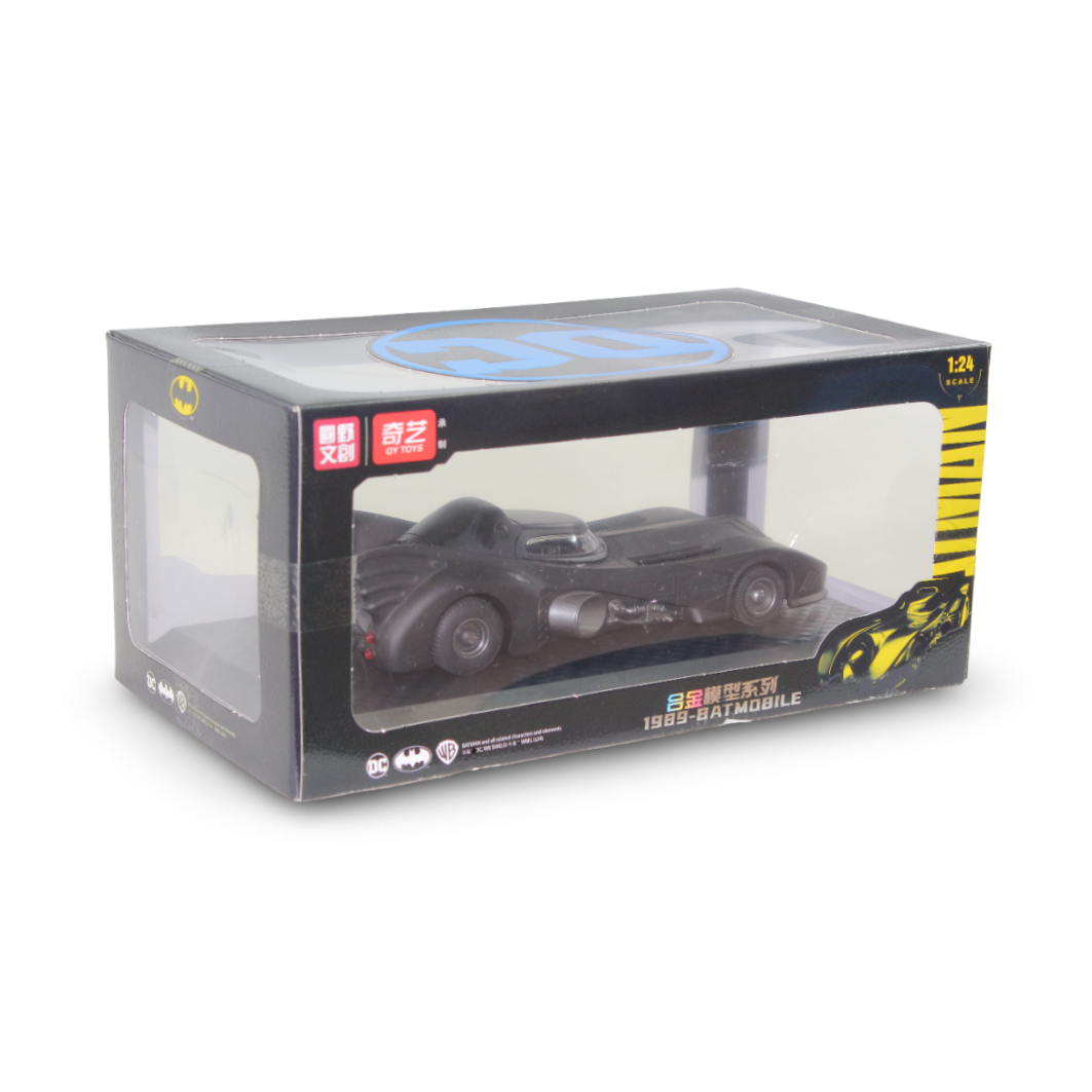 DC Batman 1989 Batmobile Die-Cast Model Car 1:24 Scale – Black