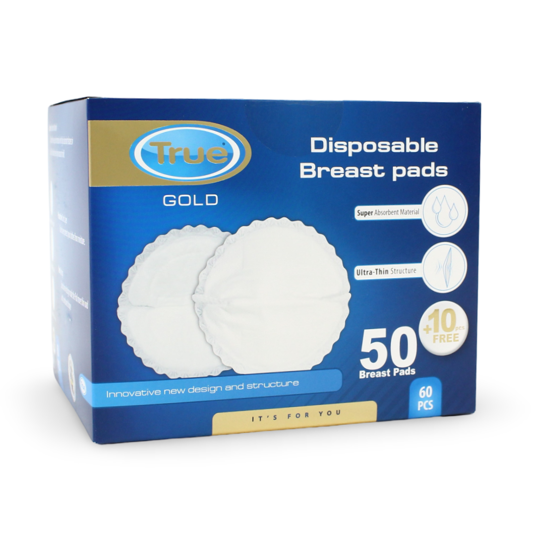 True Disposable Breast Pads – 60Pcs - Baby Essentials
