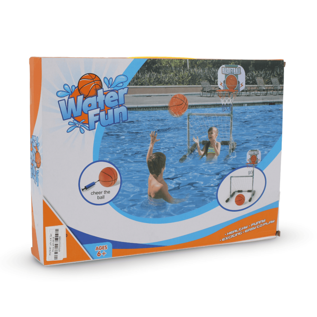 Water Fun 2-in-1 Basketball & Soccer Set