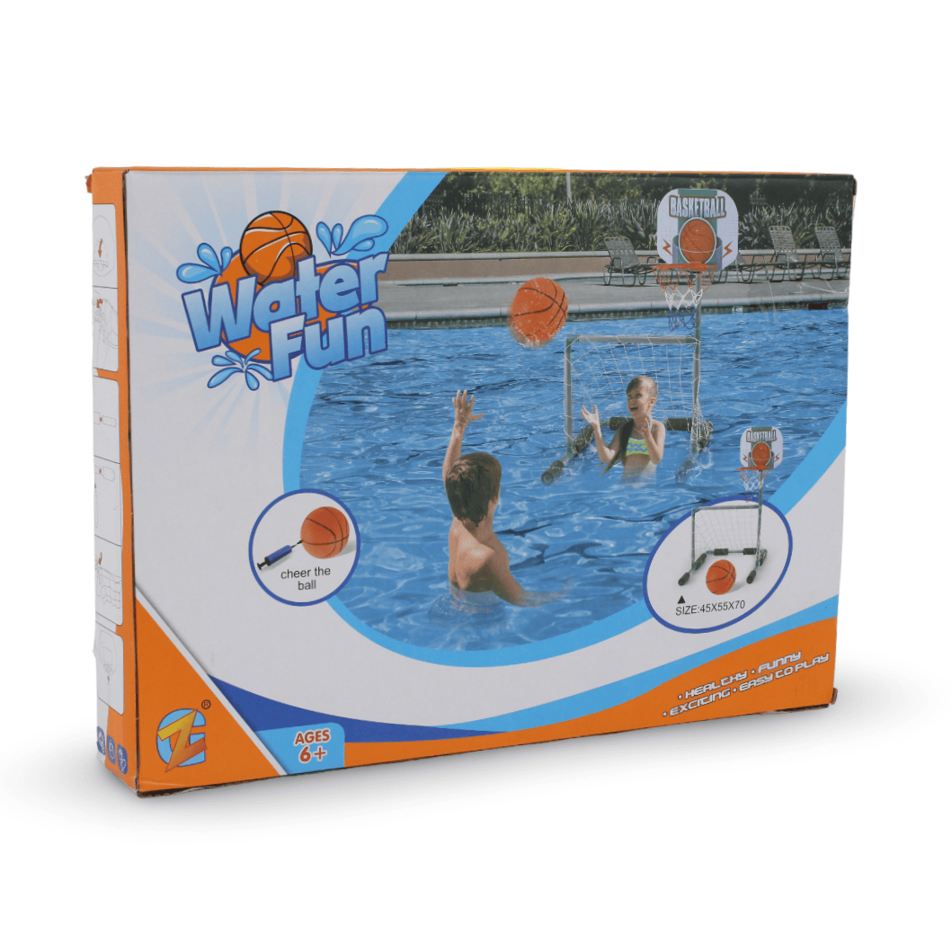Water Fun 2-in-1 Basketball & Soccer Set