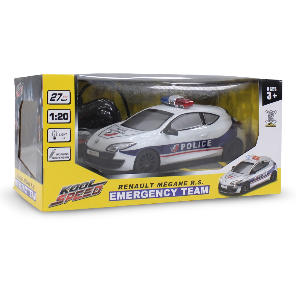 Kool Speed Renault Mégane R.S. "Emergency Team" Remote Controlled Police Car