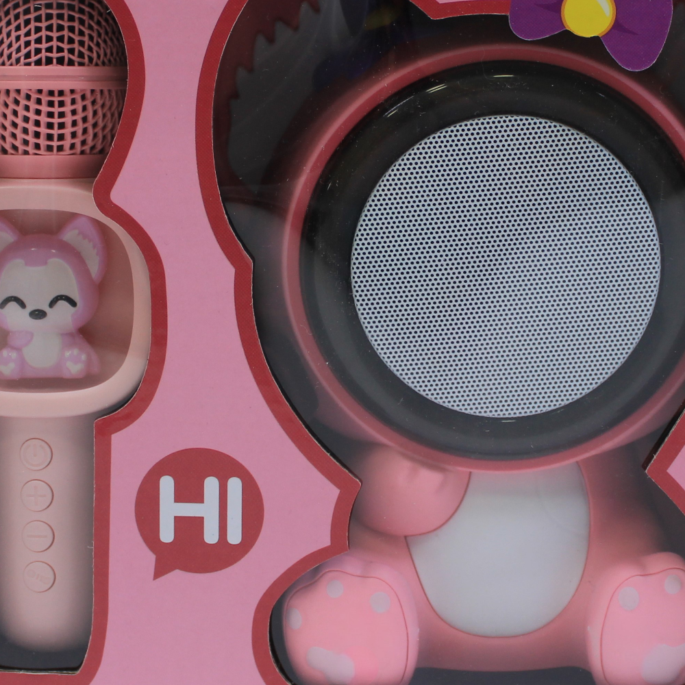 Wireless Karaoke Machine with Mic - Pink